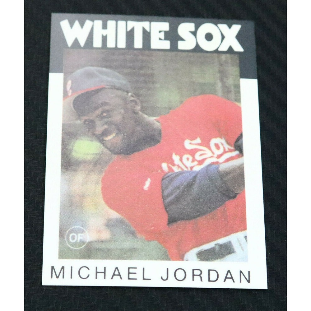 1986 TOPPS STYLE  - MICHAEL‎ JORDAN - BASEBALL RC WHITE SOX PROMO CARD